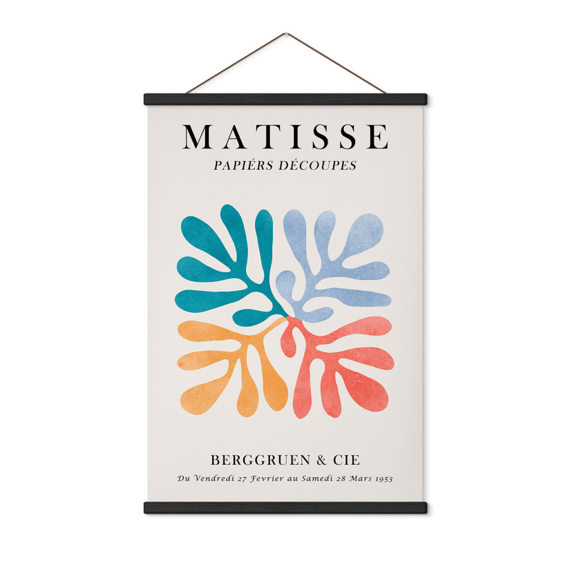 Obraz tkaniny plakat Papiers Découpés w stylu Matisse - Costa