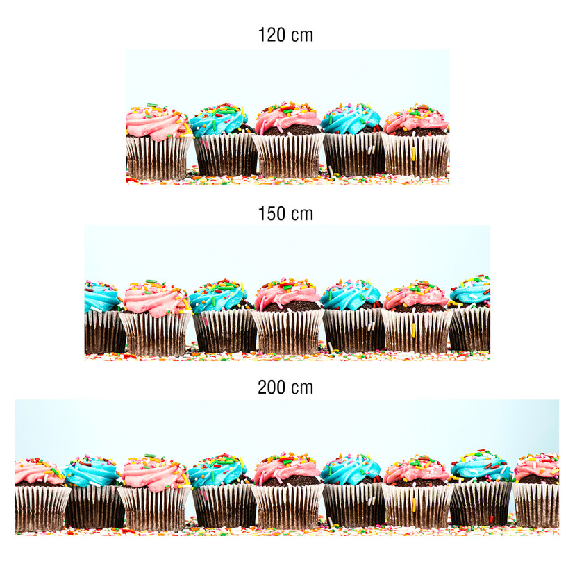 Küchenrückwand - Alu-Dibond - Party Cupcakes