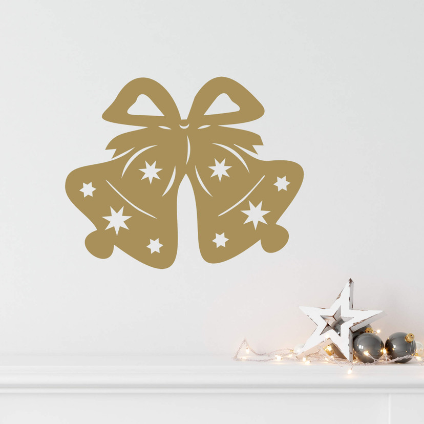 Wandtattoo Weihnachten - Kling Glöckchen