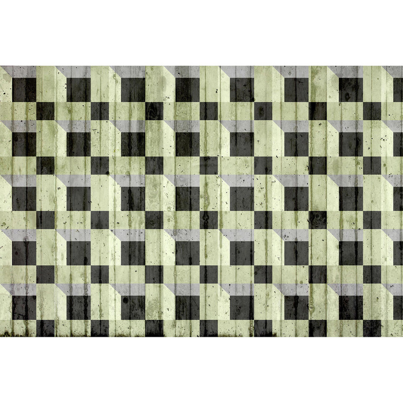 Architects Paper Papier peint photo Atelier 47 Squares D vert