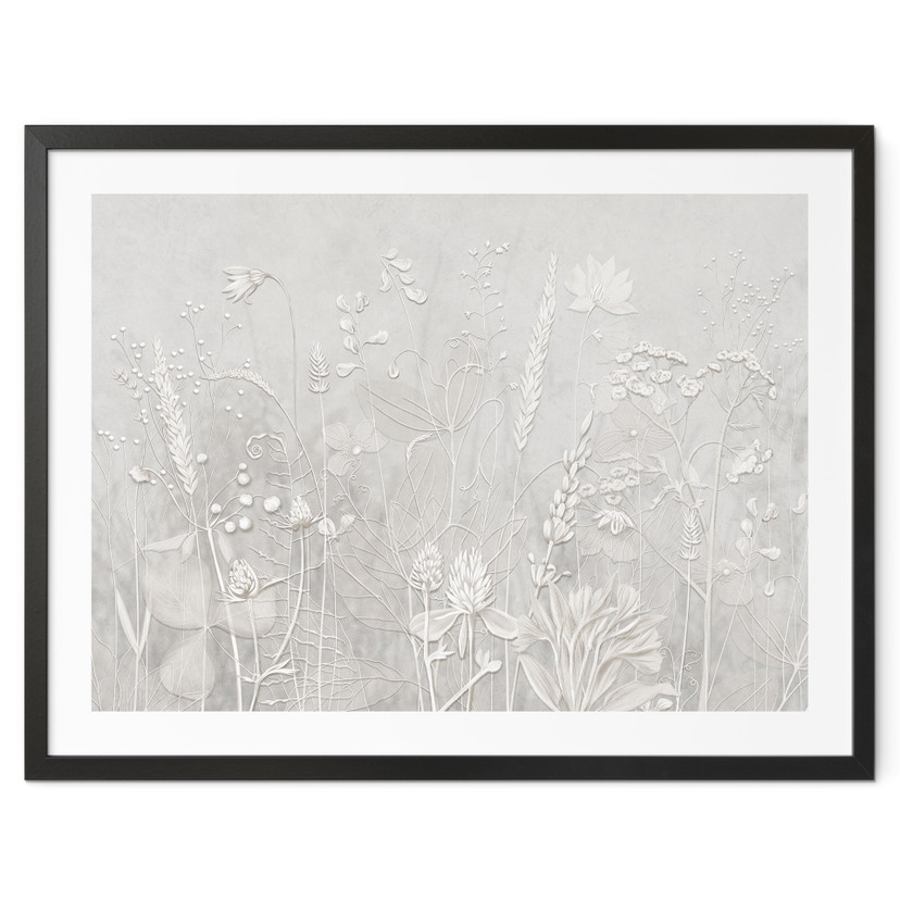 Poster planten in wit in modern ontwerp - Ms Tiff
