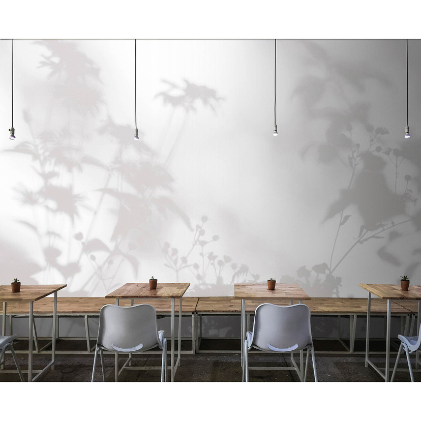 Fotomural Paredes de Patel 3 Shadow Room 2 gris, blanco