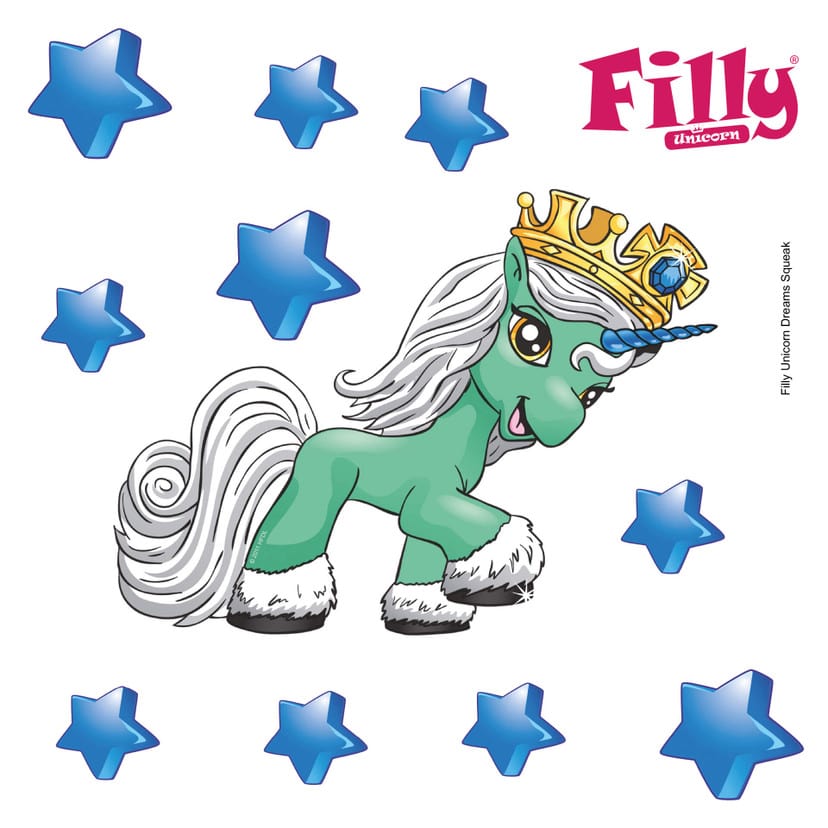 Wallsticker Filly Unicorn Dreams Squeak