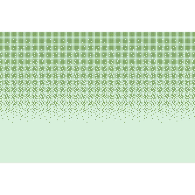 Papier peint dégradé avec motifs à pois photo dans les tons verts - papier peint intissé