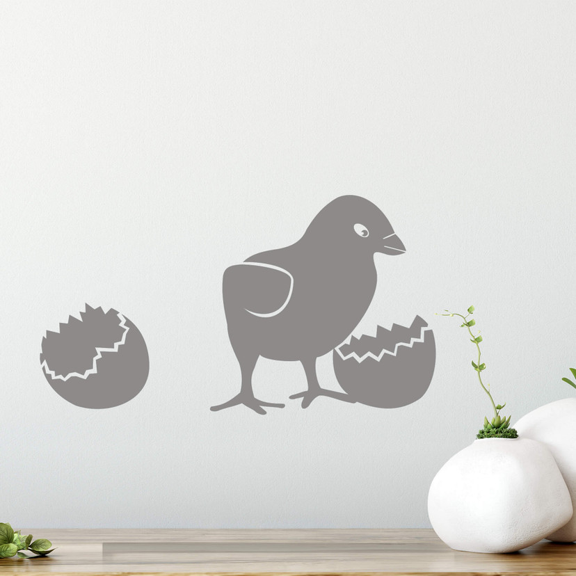 Wallsticker Udklækket kylling