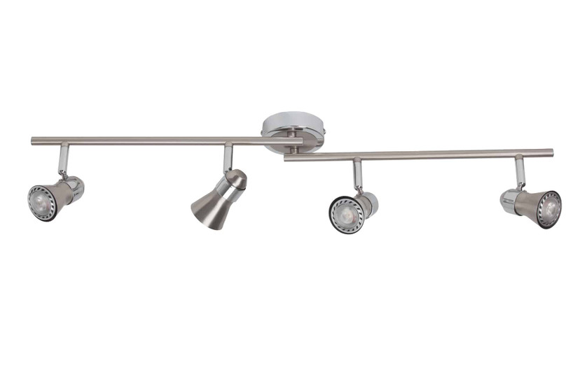 Deckenleuchte Mona, silber, 15,5 x 70 cm, Metall Strahler