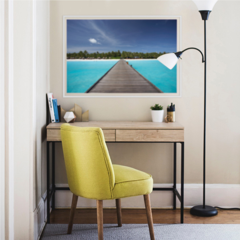 Poster autocollant - W - Caraïbes