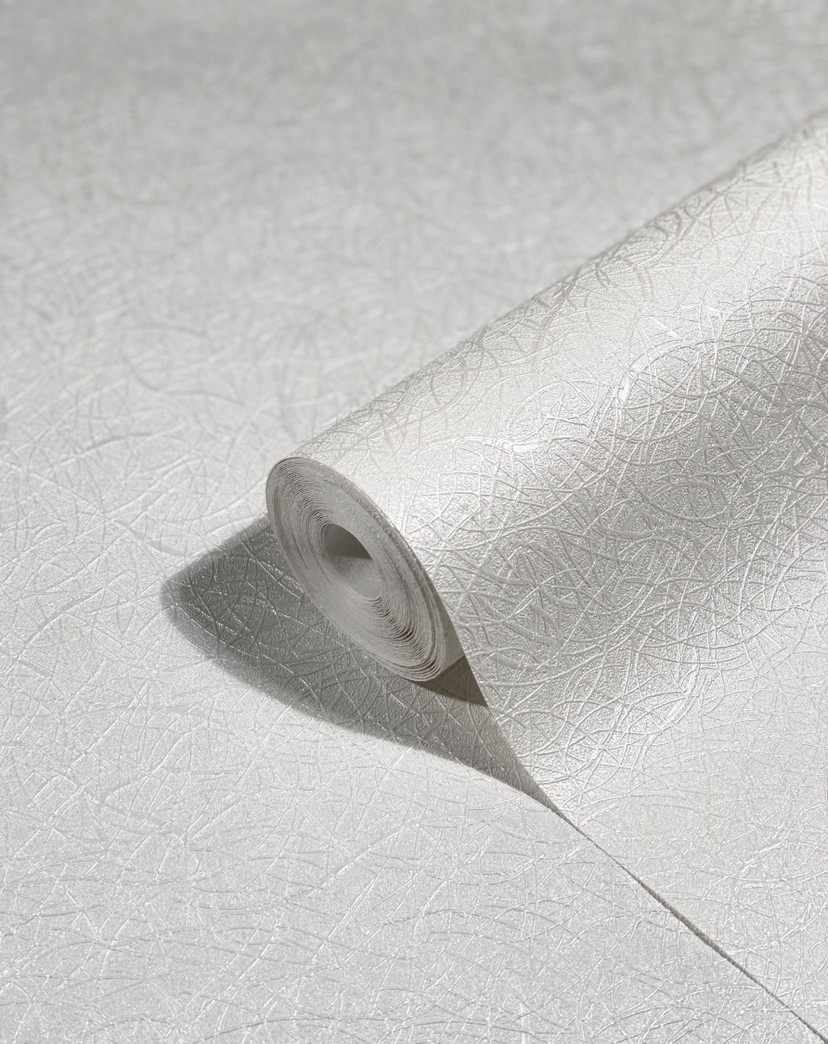 Blæst non-woven tapet Novamur Yvi hvid