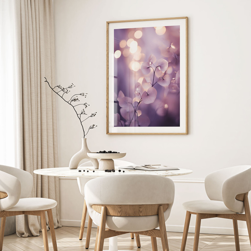 Plakat Delikatna orchidea w kolorze fioletowym - Treechild