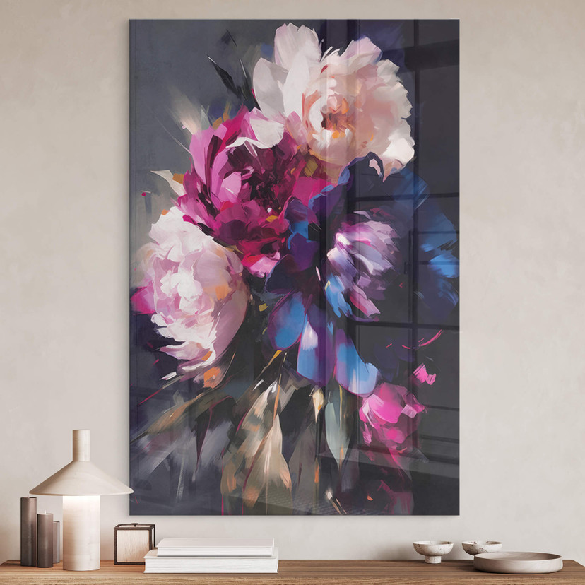 Akrylbillede Treechild - Vintage Flowers