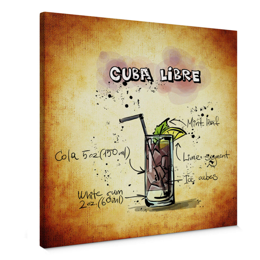 Obraz na płótnie Cuba Libre - Przepis