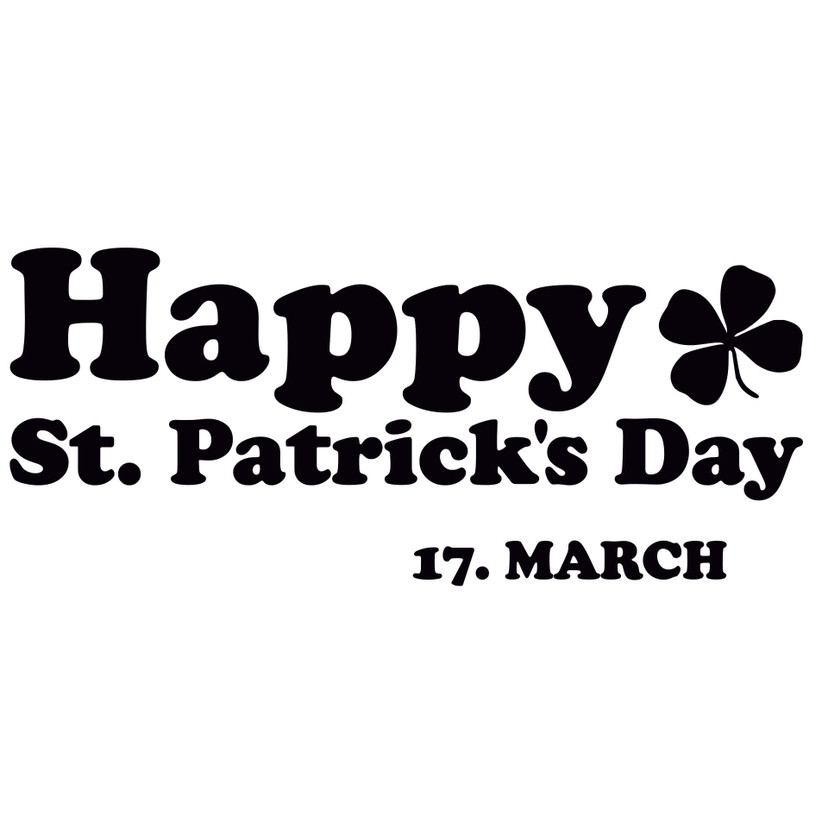 Wallsticker Happy St. Patrick's Day