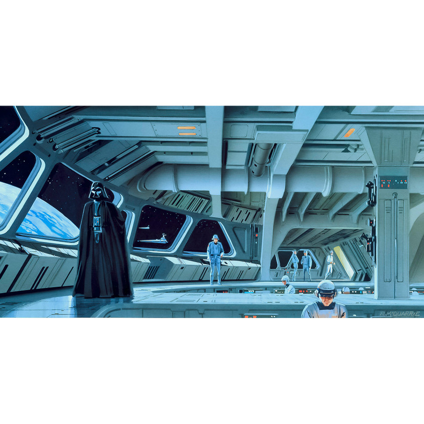 Vlies Fototapete - Star Wars Classic RMQ Stardestroyer Deck - 500 x 250 cm