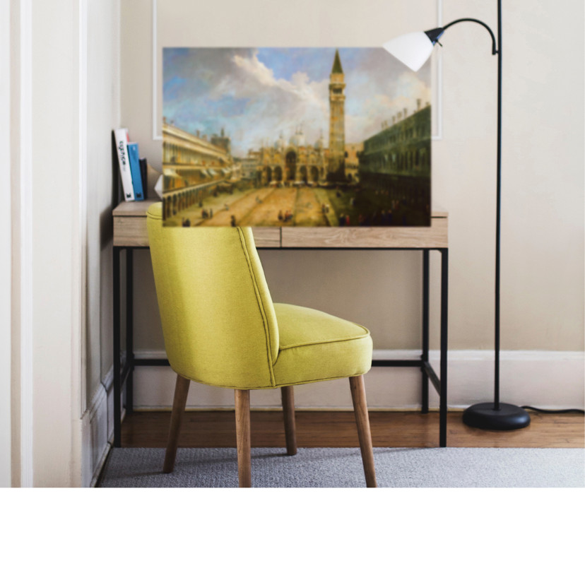 Zelfklevende Poster - Canaletto - Piazza San Marco