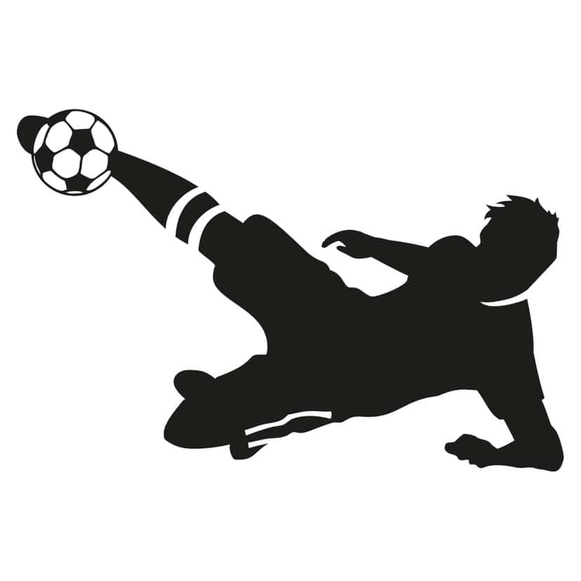 Wallsticker Fodboldspiller 3