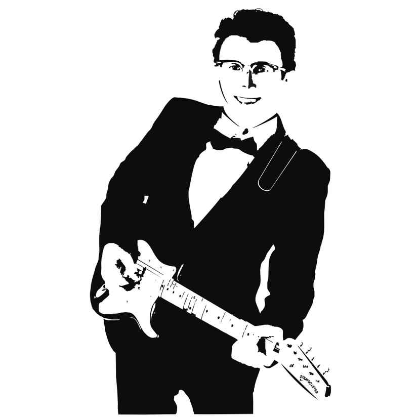 Wallsticker Buddy Holly