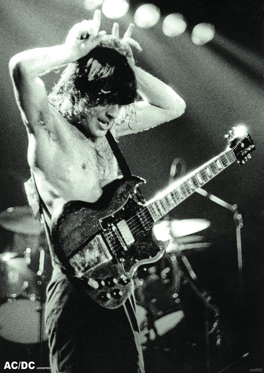 Plakat AC/DC - Angus Young 1979, Plakat (59,4 x 84 cm)