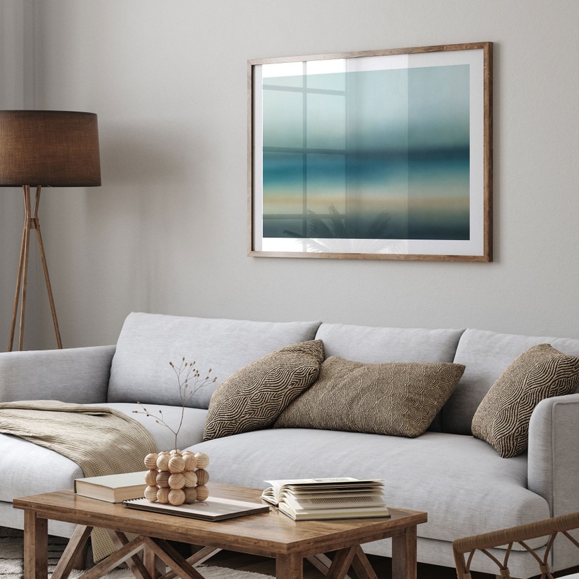 Poster Rotko Blush - Turquoise Horizon - Sir Edward x Grigory Gladarev