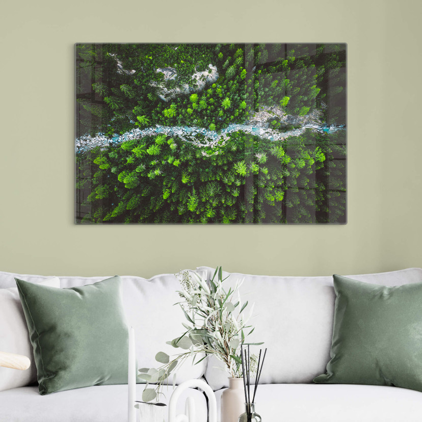 Tableau sur verre Murko - Mère Nature