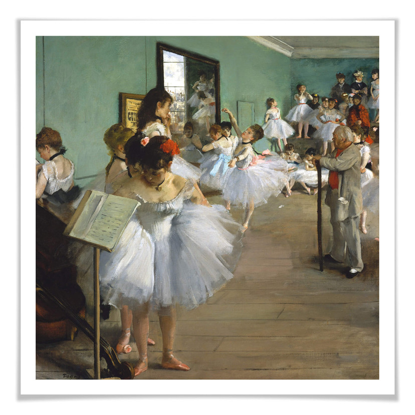 Plakat Degas - Klasa tańca