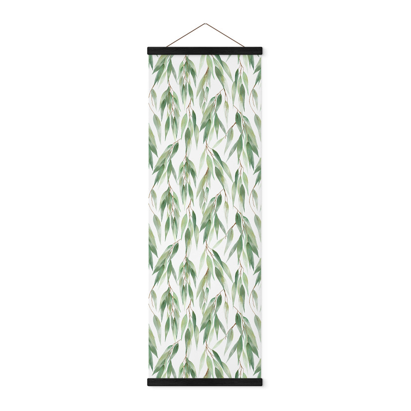 Textielposter Takken met groene bladeren - UN Designs