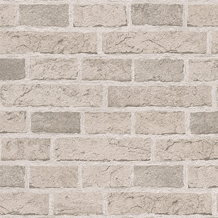 A.S. Création Il Decoro Papier peint effet brique - Crème