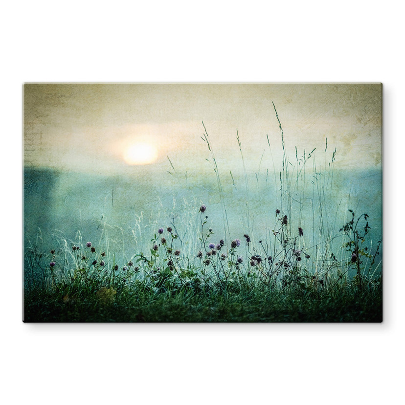 Glasbillede - Kværnstrøm - Dew-covered sunrise