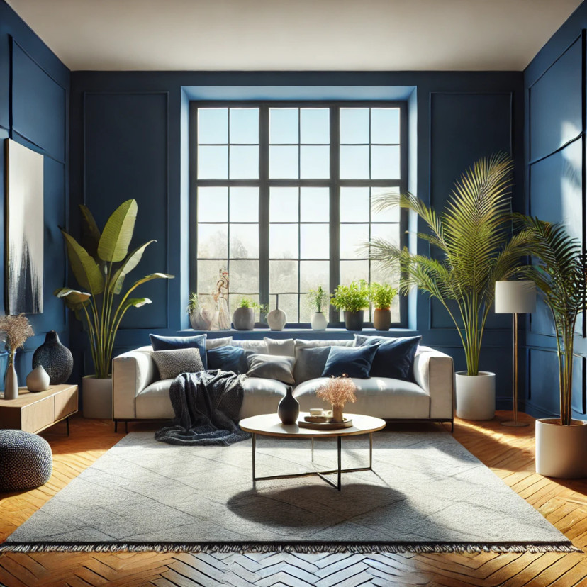 Niebieska farba do ścian i sufitów półmatowa I Classic Cornflower | z efektem uspokajającym | THE CO