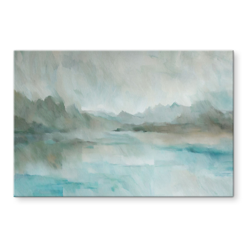 Glasschilderij Velvet Horizon - Abstract Meer - Sir Edward x Grigory Gladarev