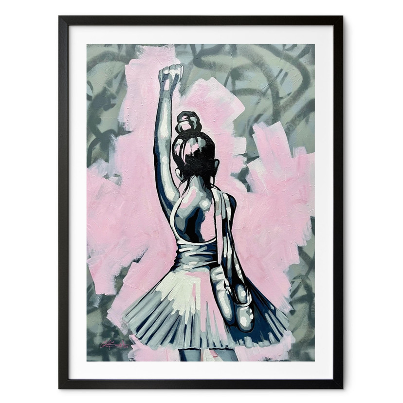 Poster Ballerine Forte Style Street Art - Habib