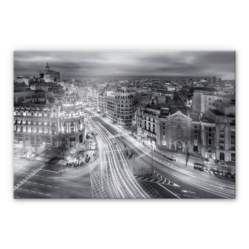 Akrylbillede Javier - Madrid om natten