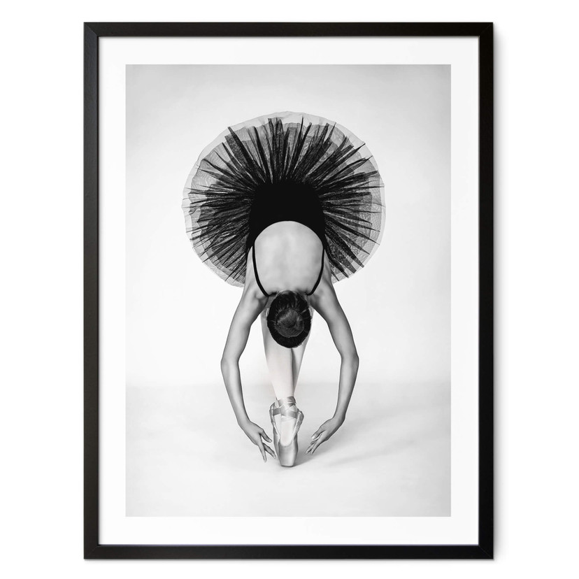 Plakat Pentony MA - Ballerina czarno-biały