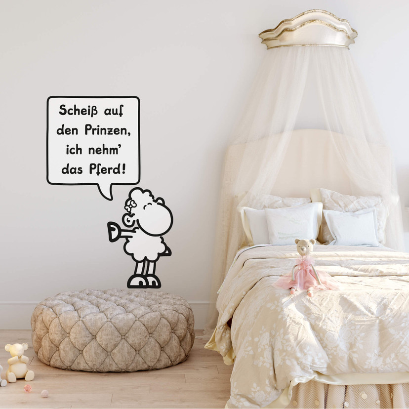 Wandtattoo sheepworld Worthelden Prinz