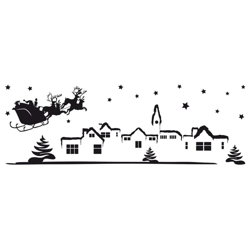 Wallsticker Jule Landskab