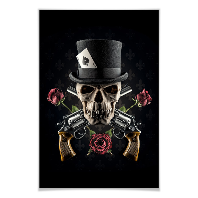 Poster - Damsten - Guns and Roses