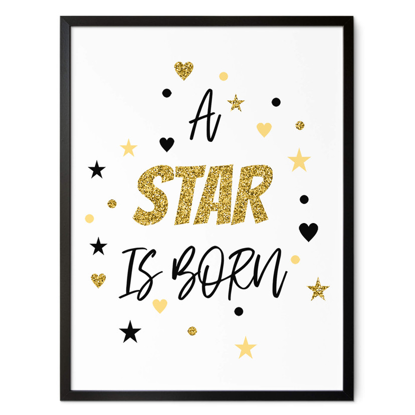 Póster Ha nacido una estrella