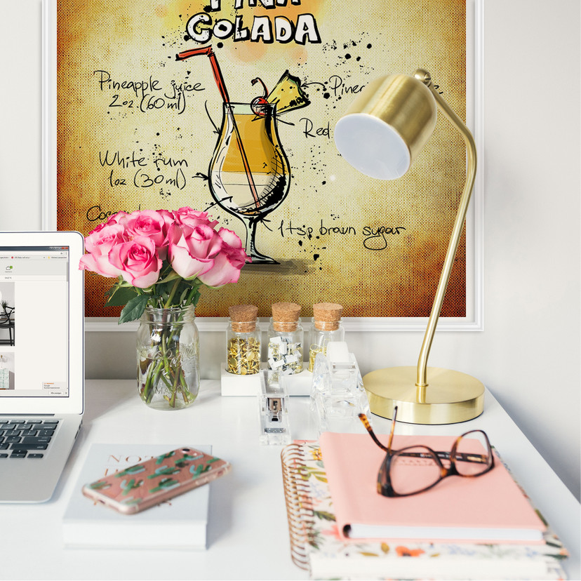 Wallprint Pina Colada - Rezept