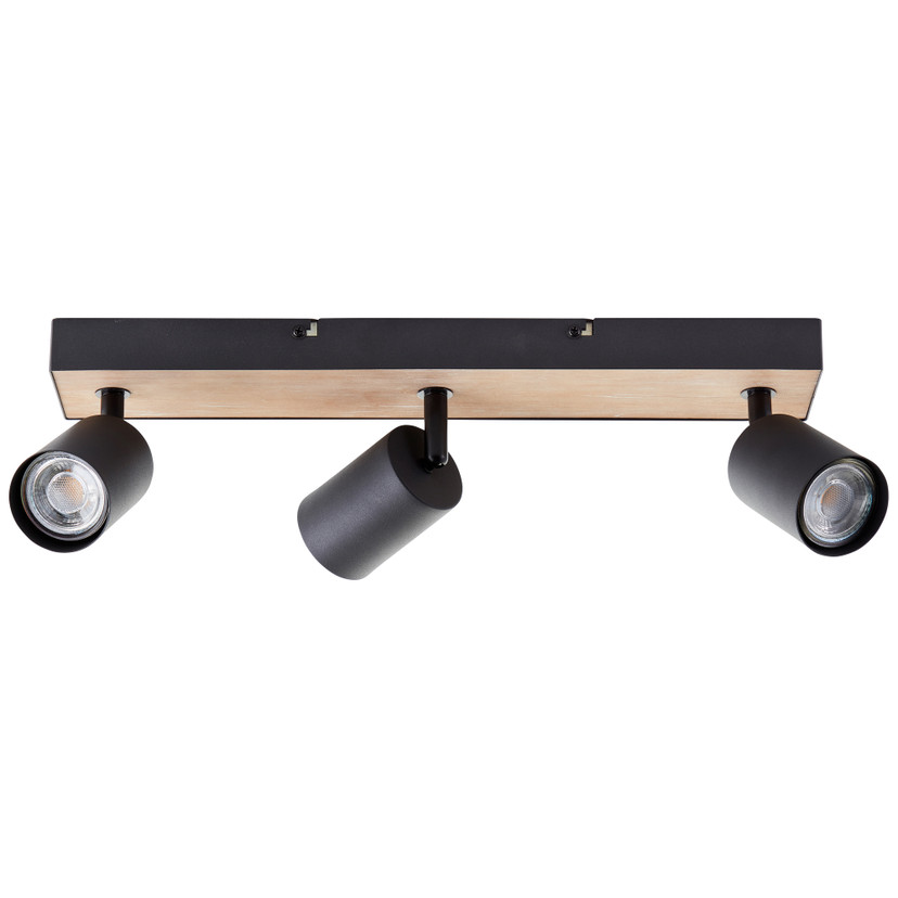 Spotbalken Joris, braun, 42 x 15,3 cm, Metall Spotbalken
