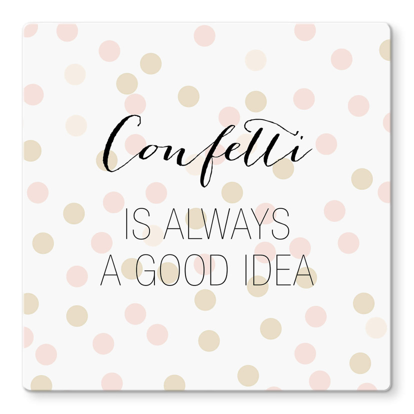Glass Print Confetti & Cream - Good Idea