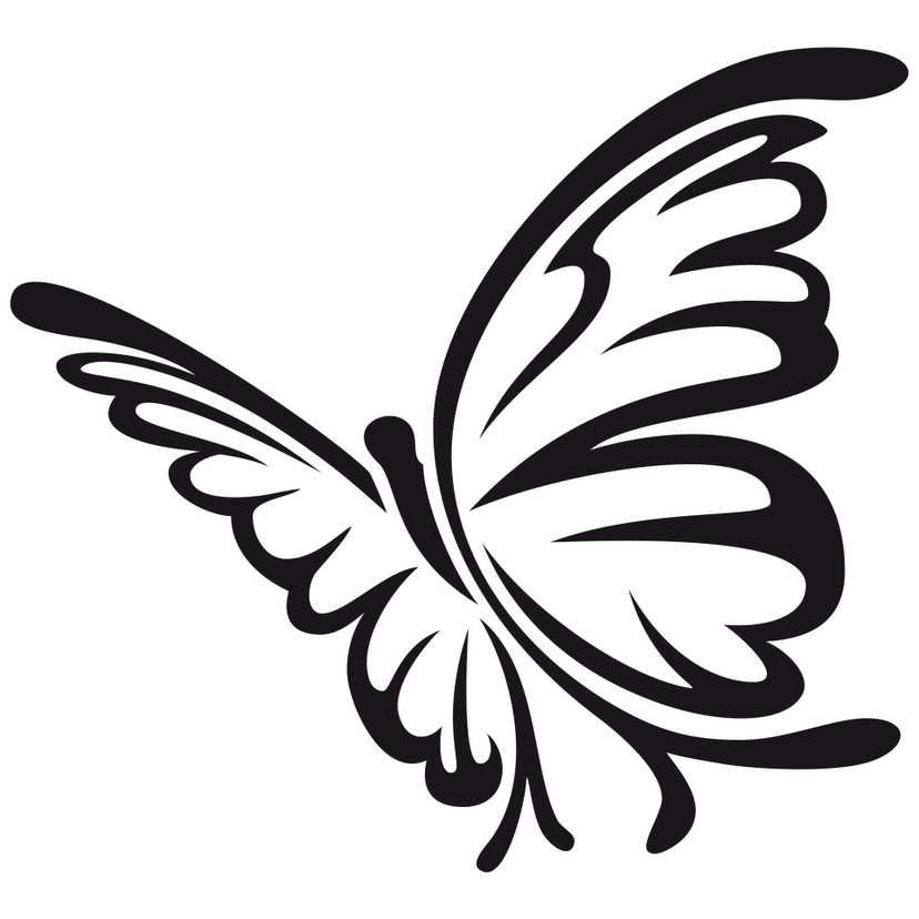 Wallsticker Sommerfugl 5