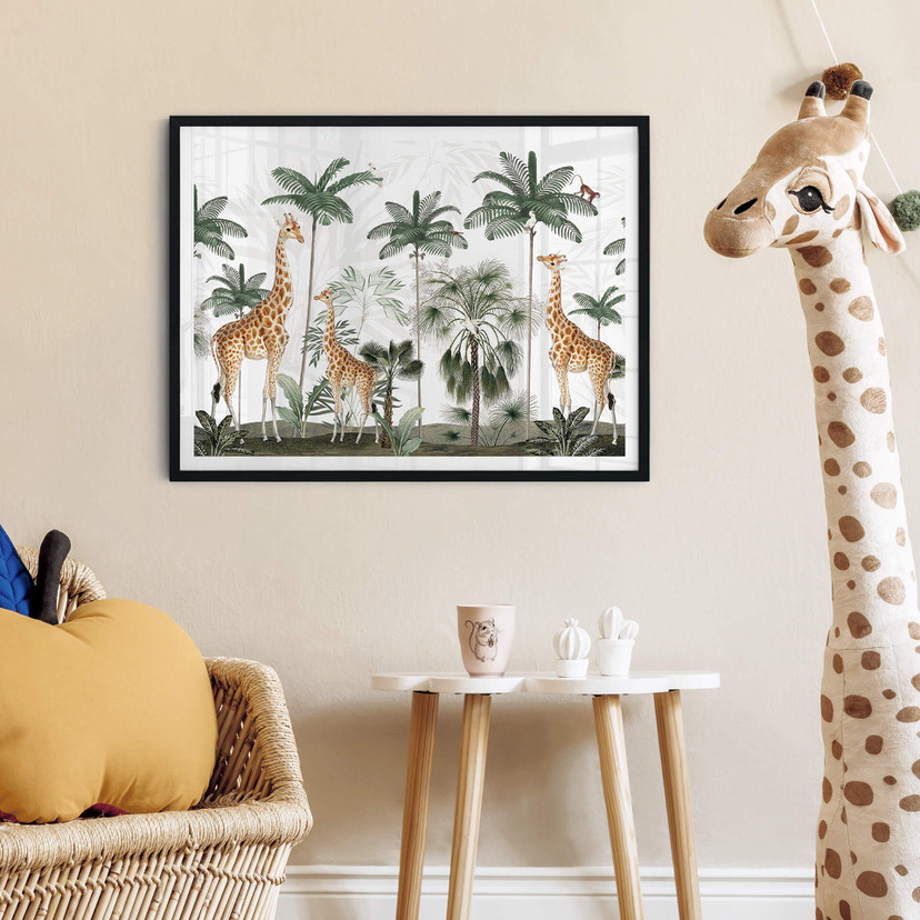Plakat Kikki Belle - Żyrafy