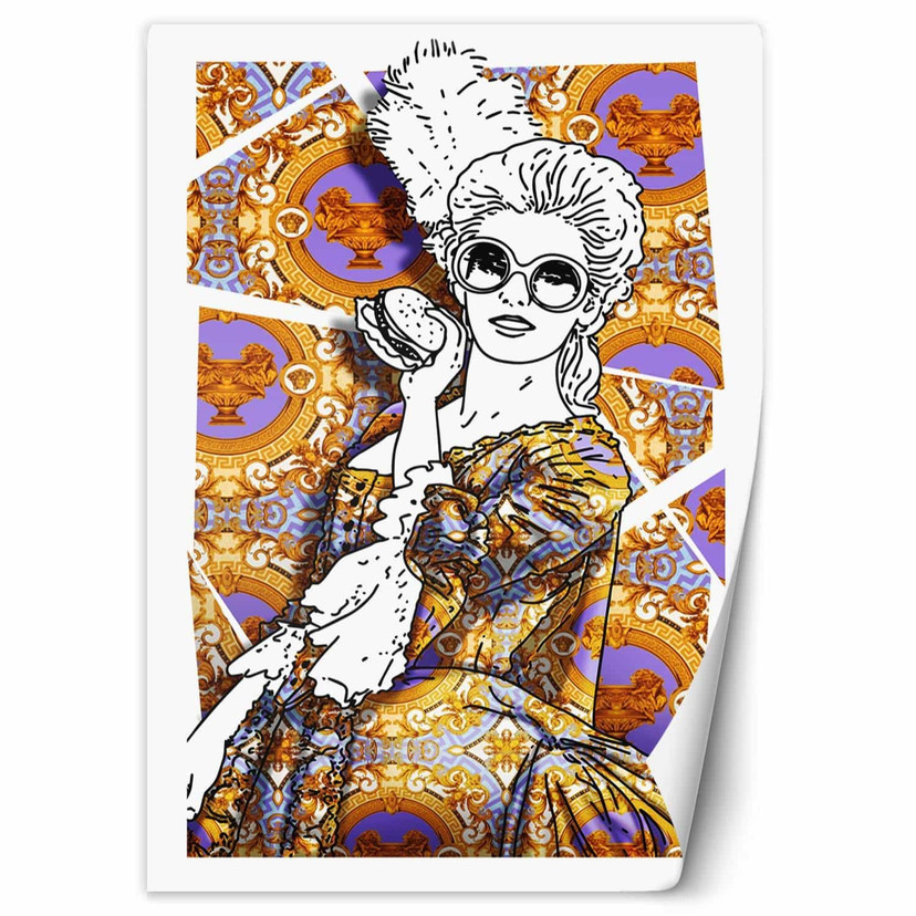 Fototapete, Glamour Woman Abstrakt