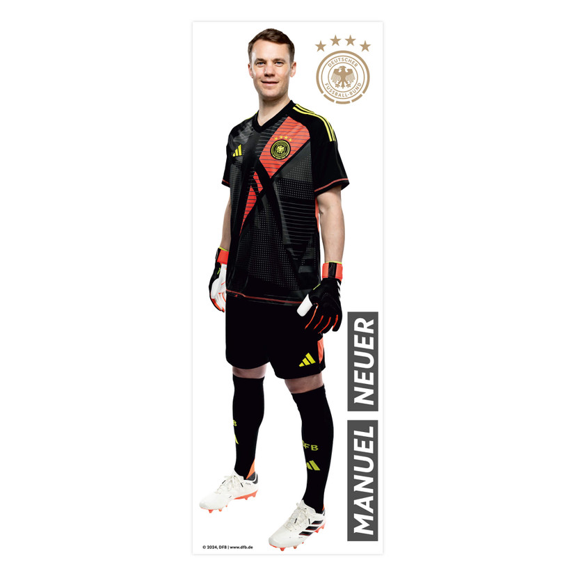 DFB Sticker EM für die Wand, Wandtattoo - Neuer