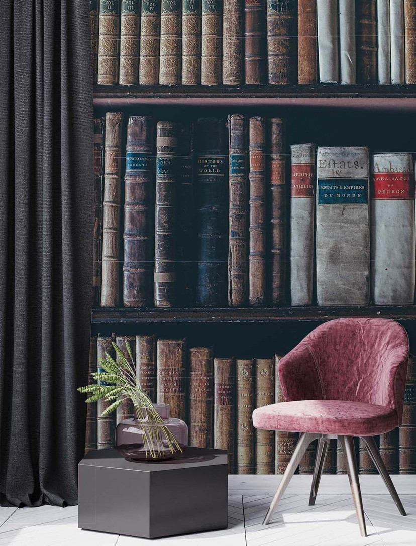 Fototapete, Bücherregal