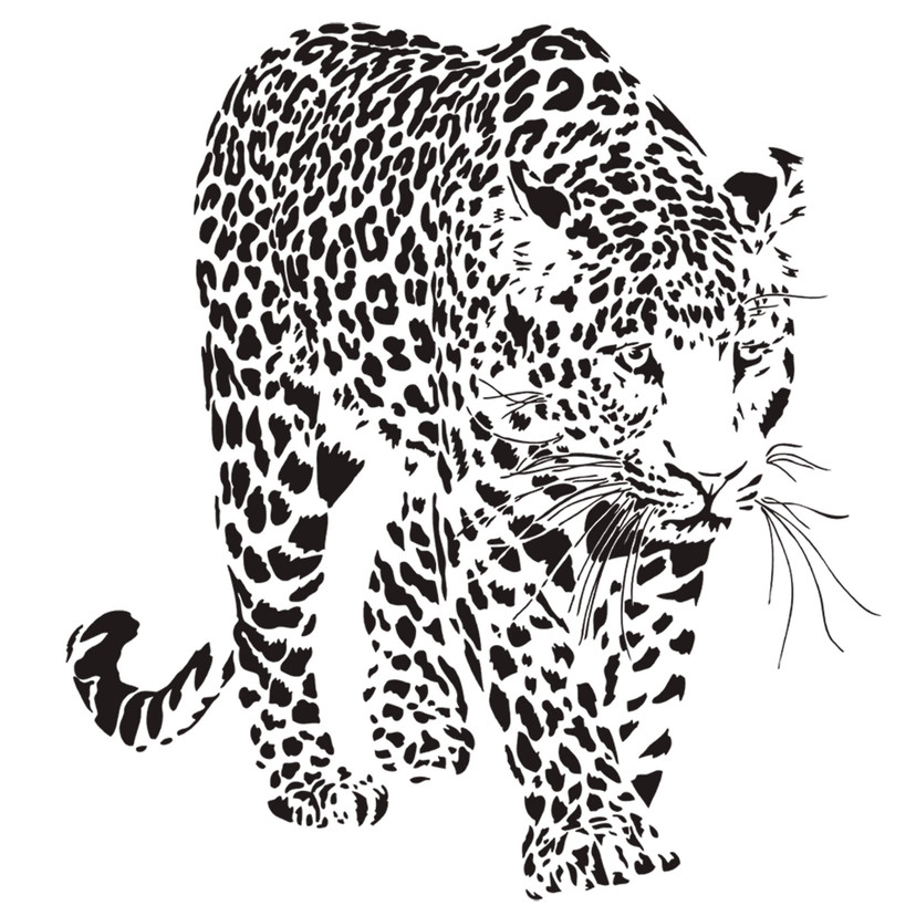 Wallsticker Leoparden