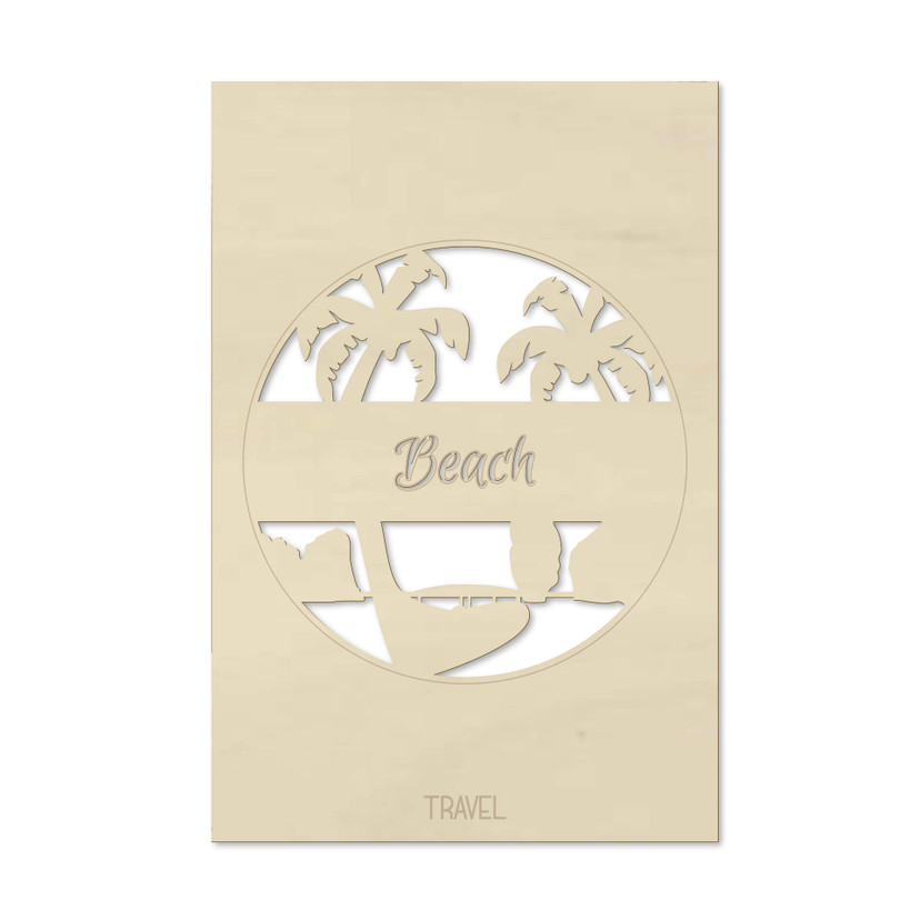Obraz dekoracyjny topola - Travel Beach