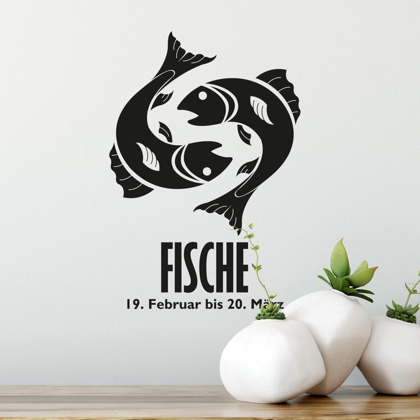 Wandtattoo Sternzeichen - Fische