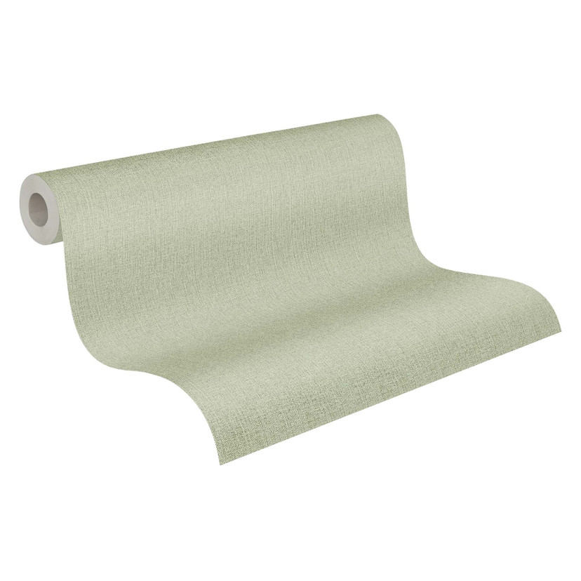 Unit tapet grøn - non-woven tapet plain A.S. Création
