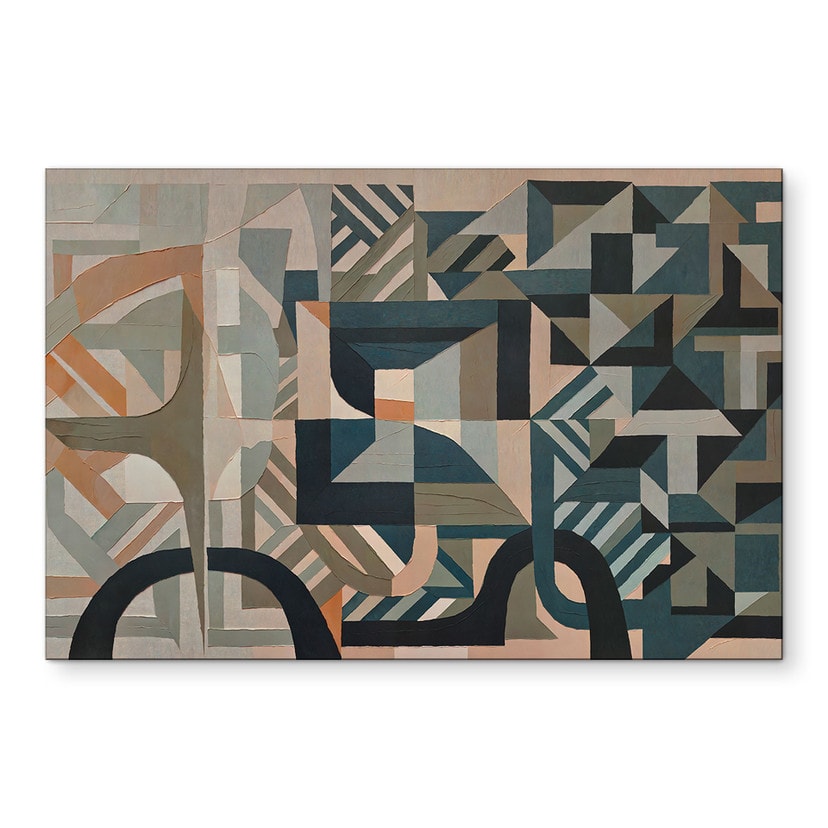 Tableau Silent Planes - Formes Géométriques - Sir Edward x Grigory Gladarev - Alu-Dibond