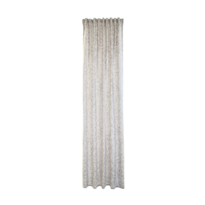 Homing Vorhang mit verdeckten Schlaufen Tano grau - 2.45 x 1.4 m